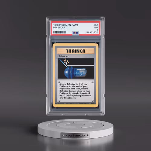 1999 Pokémon Game #80 Defender (PSA 7 NM)