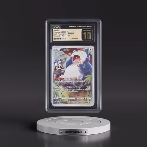 2021 Dark Phantasma #077/071 Snorlax - Character Rare Holo (CGC 10 PRISTINE)