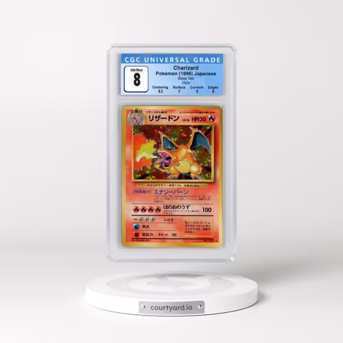 1996 Base Set #6 Charizard - Holo (CGC 8 NM-MT)