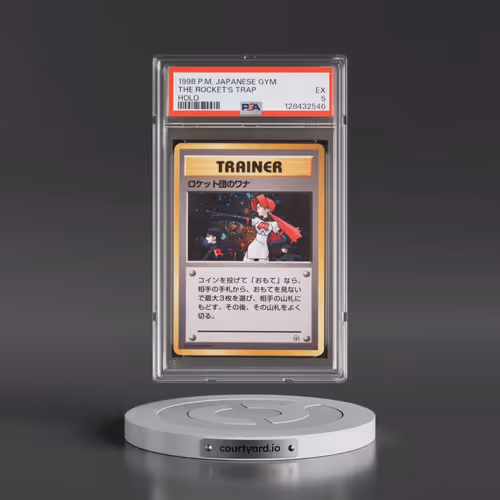1998 Pokémon Gym The Rocket's Trap - Holo (PSA 5 EX)