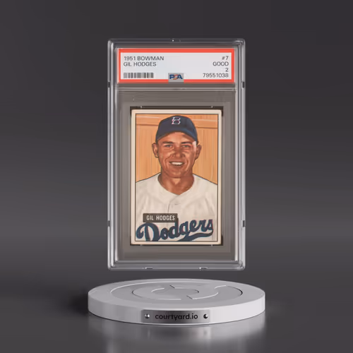 1951 Bowman #7 Gil Hodges (PSA 2 GOOD)