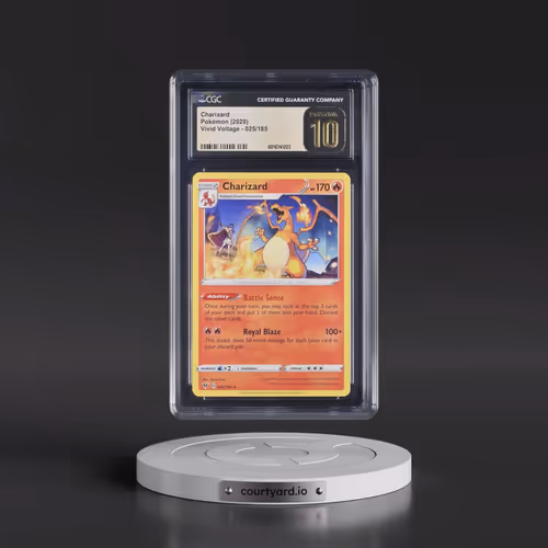 2020 Vivid Voltage #025/185 Charizard (CGC 10 PRISTINE)
