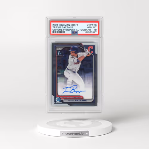2024 Bowman Draft Chrome Prospect Autographs #CPATB Travis Bazzana (PSA 10 GEM MINT)