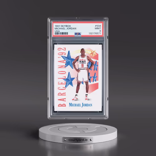 1991 Skybox #534 Michael Jordan - USA (PSA 9 MINT)