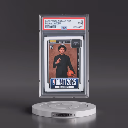 2025 Panini Instant NBA Draft Night #2 Dylan Harper (PSA 9 MINT)