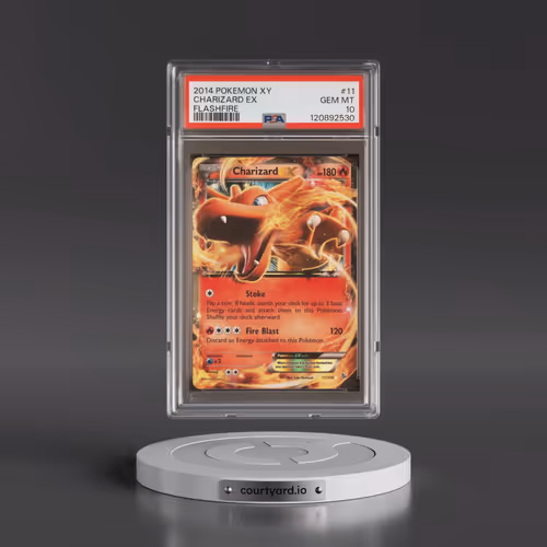 2014 Pokémon XY Flashfire #11 Charizard EX - Holo (PSA 10 GEM MINT)