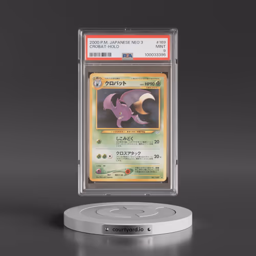 2000 Pokémon Neo 3 #169 Crobat - Holo (PSA 9 MINT)