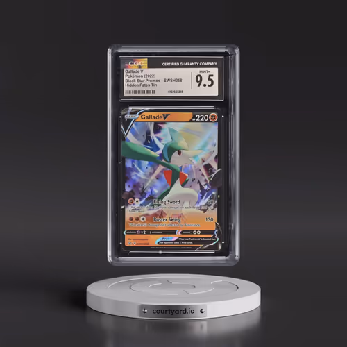 2017 Black Star Promos - Sword & Shield #SWSH258 Gallade V - Hidden Fates Tin (Holo) (CGC 9.5 MINT+)