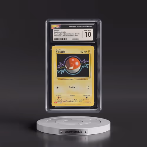 2023 Pokémon Clc-Trading Card Game Classic Charizard & HO-Oh EX Deck #010 Voltorb (CGC 10 GEM MINT)
