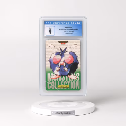 1996 (Monsters Collection) Part 1 #048 Venonat - Green Card (CGC 9 MINT)