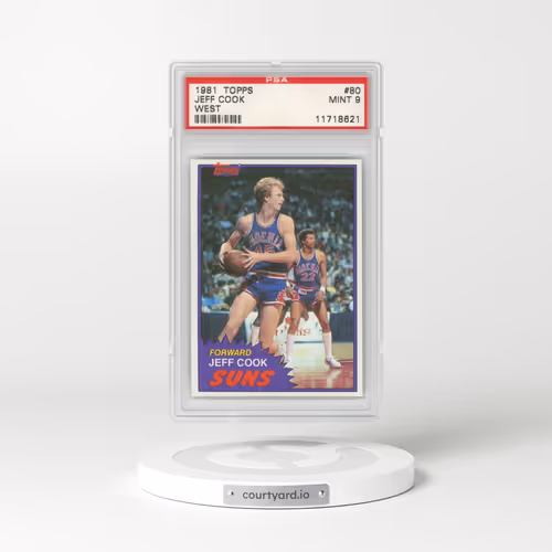 1981 Topps #80 Jeff Cook - West (PSA 9 MINT)