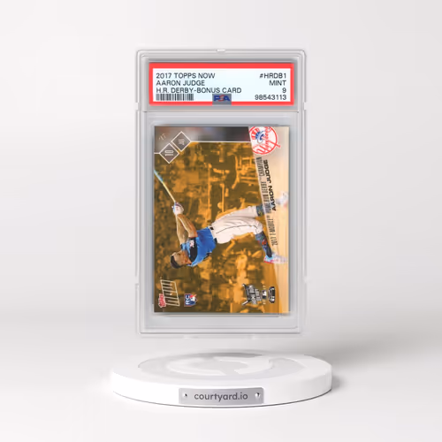 2017 Topps Now Home Run Derby #HRDB1 Aaron Judge - Bonus Card (PSA 9 MINT)