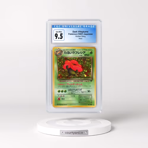 1997 Rocket Gang #45 Dark Vileplume - Holo (CGC 10 GEM MINT)