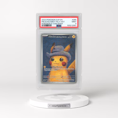 2023 Pokémon Svp EN-SV Black Star Promo #085 Pikachu With Grey Felt Hat - Pokemon X Van Gogh (PSA 9 MINT)