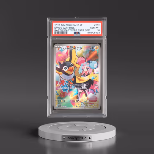 2025 Pokémon SV-P Promo #232 Iono's Wattrel - Battle Partners Booster Box (PSA 10 GEM MINT)