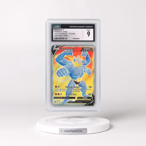 2022 Astral Radiance #171/189 Machamp V - Ultra Rare Holo (CGC 9 MINT)