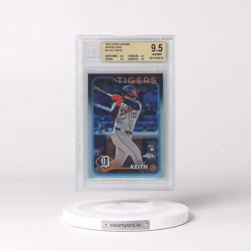 2024 Topps Chrome #2 Colt Keith - Refractor (BGS 9.5 GEM MINT)