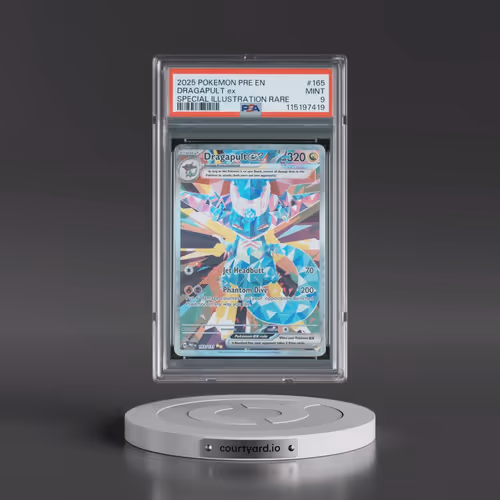 2025 Pokémon Pre EN-Prismatic Evolutions #165 Dragapult EX - Holo Special Illustration Rare (PSA 9 M