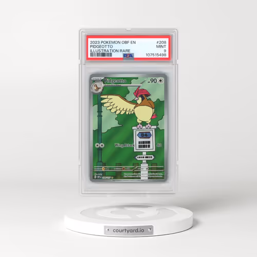 2023 Pokémon Obf EN-Obsidian Flames #208 Pidgeotto - Illustration Rare (PSA 9 MINT)