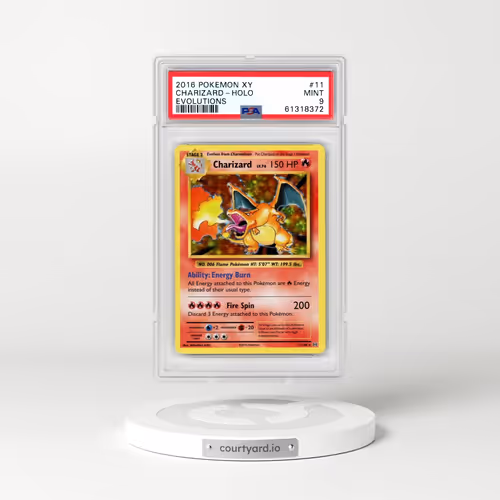 2016 Pokémon XY Evolutions #11 Charizard - Holo (PSA 9 MINT)