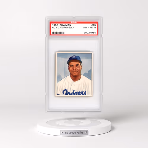 1950 Bowman #75 Roy Campanella (PSA 8 NM-MT)