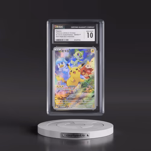 Scarlet & Violet Promos - Simplified #004/SV-P Pikachu - Pokémon Gemstone Pack Vol.1 Purchase (CGC 1
