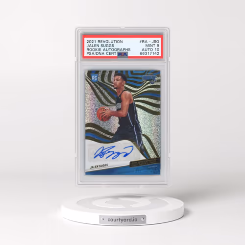2021 Panini Revolution Rookie Autographs #RA-JSG Jalen Suggs (PSA 9 MINT)