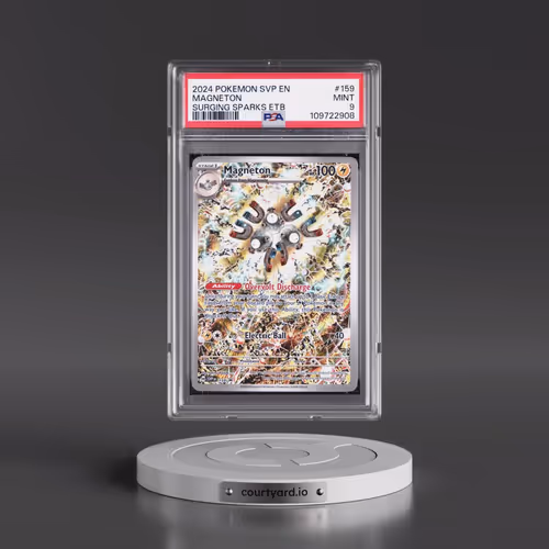 2024 Pokémon Svp EN-SV Black Star Promo #159 Magneton - Surging Sparks Elite Trainer Box (PSA 9 MINT