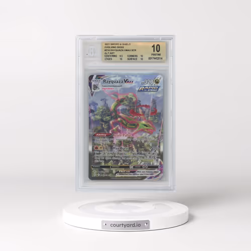 2021 Evolving Skies #218 Rayquaza VMAX - Secret Rare Holo (BGS 10 PRISTINE)