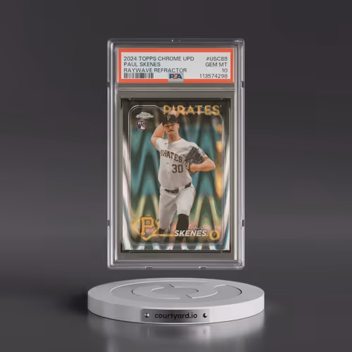 2024 Topps Chrome Update #USC88 Paul Skenes - Raywave Refractor (PSA 10 GEM MINT)