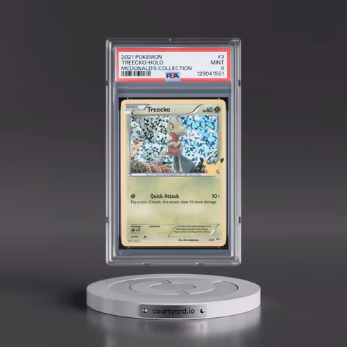 2021 Pokémon Mcdonald's Collection #3 Treecko - Holo (PSA 9 MINT)
