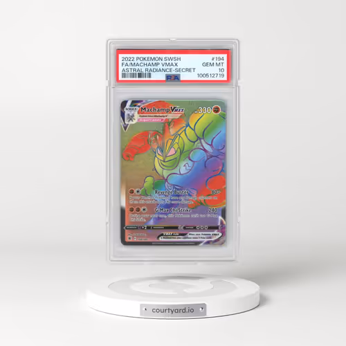 2022 Pokémon Sword & Shield Astral Radiance #194 Machamp Vmax - Full Art Secret (PSA 10 GEM MINT)