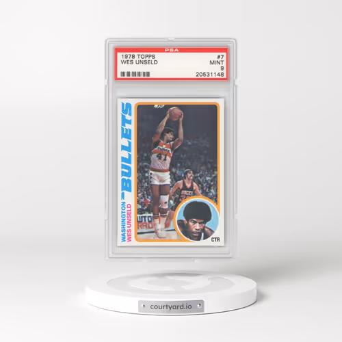 1978 Topps #7 Wes Unseld (PSA 9 MINT)