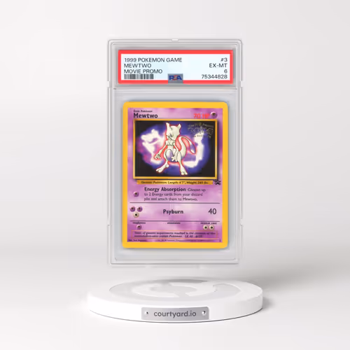 1999 Pokémon Game Movie #3 Mewtwo - Movie Promo (PSA 6 EX-MT)