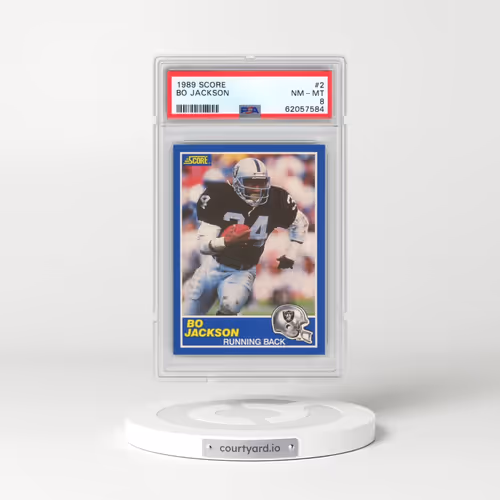 1989 Score #2 Bo Jackson (PSA 8 NM-MT)