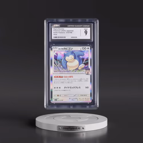 2025 Battle Partners - sv9 #075/100 Hop's Snorlax - Holo (CGC 9 MINT)