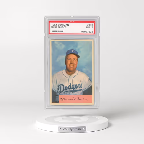 1954 Bowman #170 Duke Snider (PSA 7 NM)