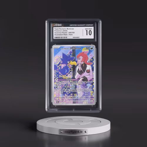 2025 Destined Rivals - DRI EN #200/182 Team Rocket's Murkrow - Illustration Rare Holo (CGC 10 GEM MI