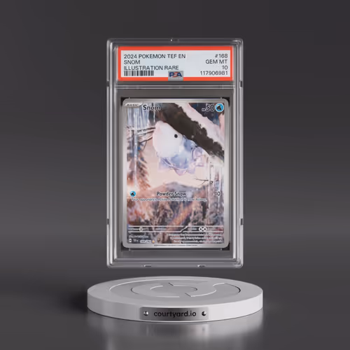 2024 Pokémon Tef EN-Temporal Forces #168 Snom - Illustration Rare (PSA 10 GEM MINT)