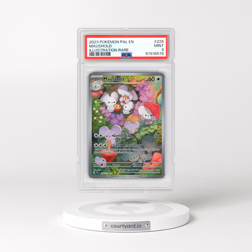 2023 Pokémon Pal EN-Paldea Evolved #226 Maushold - Illustration Rare (PSA 9 MINT)