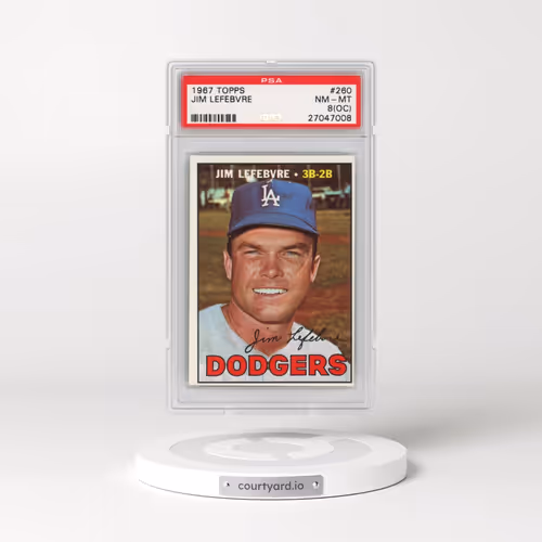 1967 Topps #260 Jim Lefebvre (PSA 8 NM-MT)