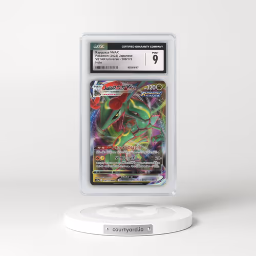2022 VSTAR Universe #108/172 Rayquaza VMAX - Holo (CGC 9 MINT)