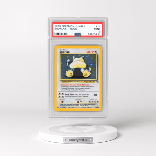 1999 Pokémon Jungle #11 Snorlax - Holo (PSA 9 MINT)