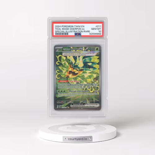 2024 Pokémon Twm EN-Twilight Masquerade #211 Teal Mask Ogerpon EX - Holo Special Illustration Rare (