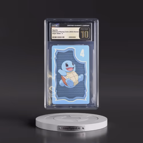 2022 Paper Safari #4 Squirtle (CGC 10 PRISTINE)