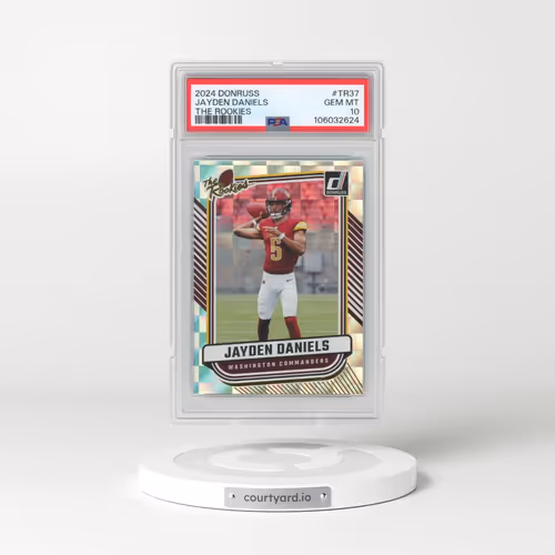 2024 Panini Donruss the Rookies #TR37 Jayden Daniels (PSA 10 GEM MINT)