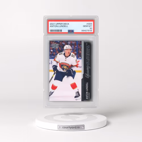 2021-2022 Upper Deck #489 Anton Lundell (PSA 10 GEM MINT)