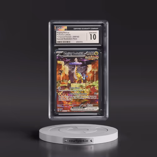 2023 Temporal Forces - TEF EN #208/162 Raging Bolt ex - Special Illustration Rare (Holo) (CGC 10 GEM