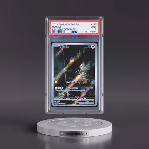 2023 Pokémon Par EN-Paradox Rift #195 Blitzle - Illustration Rare (PSA 9 MINT)