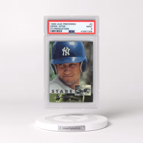 1996 Leaf Preferred Staremasters #3 Derek Jeter - Staremasters (PSA 9 MINT)